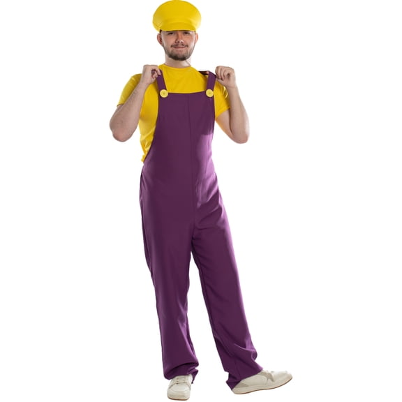 Evil Yellow Plumber Video Game Guy Men's Costume Large 42-44
