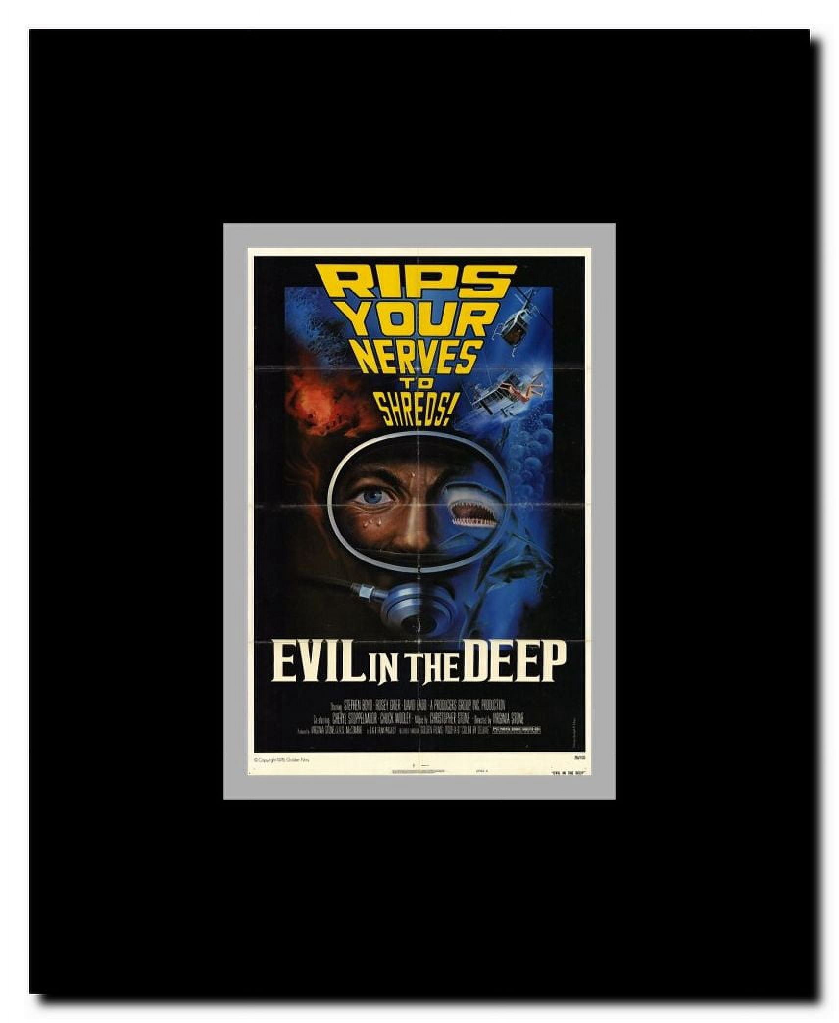 Evil in the Deep Framed Movie Poster