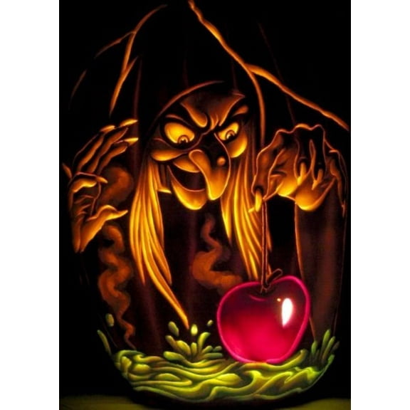 Evil queen Diamond Painting Kits for Adults, 5D Seaside Moon Diamond Art Kits for Beginners, DIY Full Drill Paint with Diamond, Home Wall Decor 12 x16 Inch