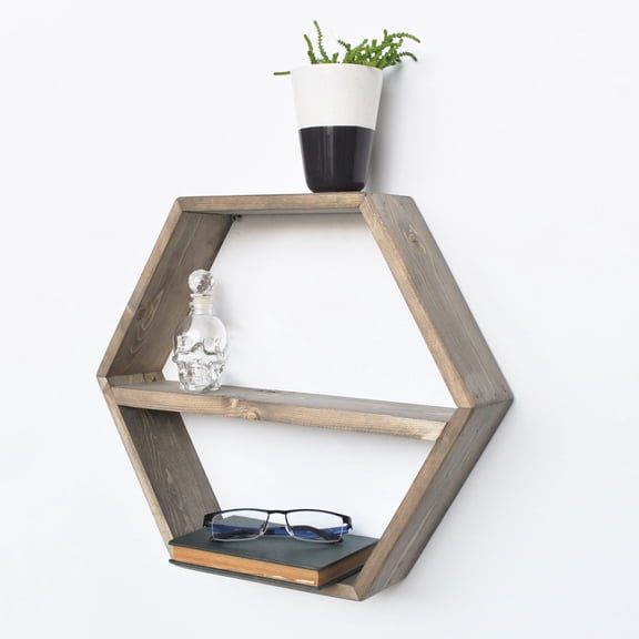 Evila Originals - Halley - Walnut Wall Shelf