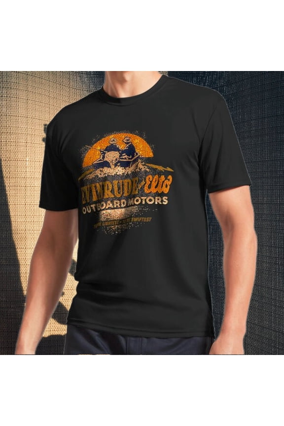 Evinrude Elto Outboard Active T-Shirt Logo Men's T-Shirt Funny Size S to 5XL