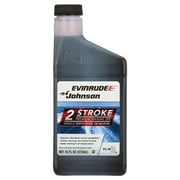 Evinrude Johnson Premium TC-W3 Mineral 2 Cycle Marine Oil,16 fl oz