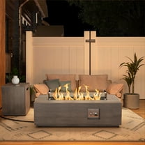 Evita 42'' 50,000 BTU Outdooor Propane Fire Pit Table with Adjustable Flame