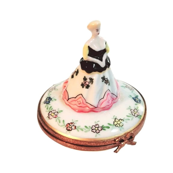 Victorian Elegance Limoges Box for Timeless Collectors Limoges Box Porcelain Figurine