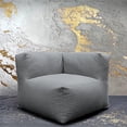thumbnail image 1 of Evita Outdoor Lounge Furniture , Outdoor Bean Bag Chair,Patio Lounger Comfy Couch, Water-Resistant Olefin Fabric, High-Density Foam Filled Comfy Beach Chairs, Dark Gray, 1 of 8