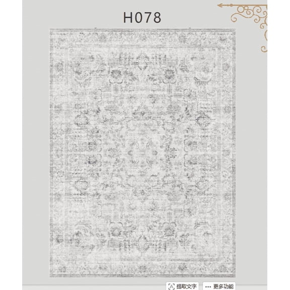Evitormill 2x3 Area Rug, Non Slip Boho Machine Washable Indoor Carpet for Living Room Bedroom, Beige