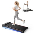 thumbnail image 1 of Evitormill Walking Pad Under Desk Treadmill with Incline for Home and Office, 2.5HP Low Noise, 36" Running Belt, Supports 265 Lbs (Black), 1 of 8