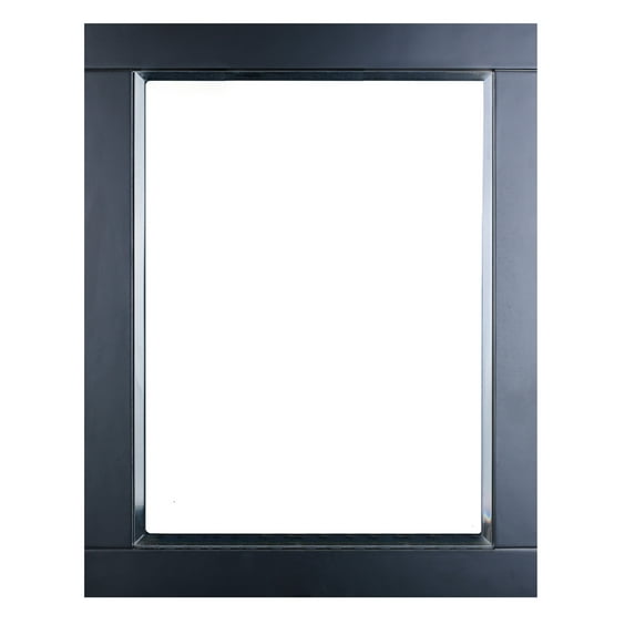 Eviva Aberdeen 24" Espresso Framed Bathroom Wall Mirror