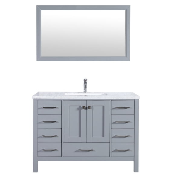 Eviva Aberdeen 48 in. Single Bathroom Vanity Set