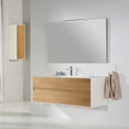 thumbnail image 1 of Eviva Elisa 32 Inch White and Oak Wall Mount Bathroom Vanity, 1 of 3
