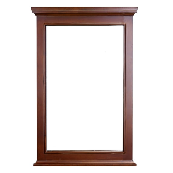 Eviva Elite Stamford Teak(Brown) Full Framed Bathroom Vanity Mirror