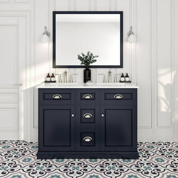 Eviva Epic Transitional Charcoal Grey Bathroom Vanity
