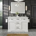 thumbnail image 1 of Eviva Epic Transitional White Bathroom Vanity, 1 of 8