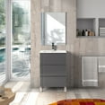 thumbnail image 1 of Eviva Malmo 20 Inch by 14 Inch FreeStanding Grey Bathroom Vanity, 1 of 4
