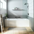thumbnail image 1 of Eviva Nova Alcove 60 in. Acrylic Bathtub with Left Hand Drain, 1 of 5