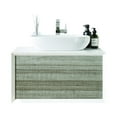 thumbnail image 1 of Eviva Santa Monica 36" Ash Wall Mount Bathroom Vanity w/ Solid Surface Sink, 1 of 7