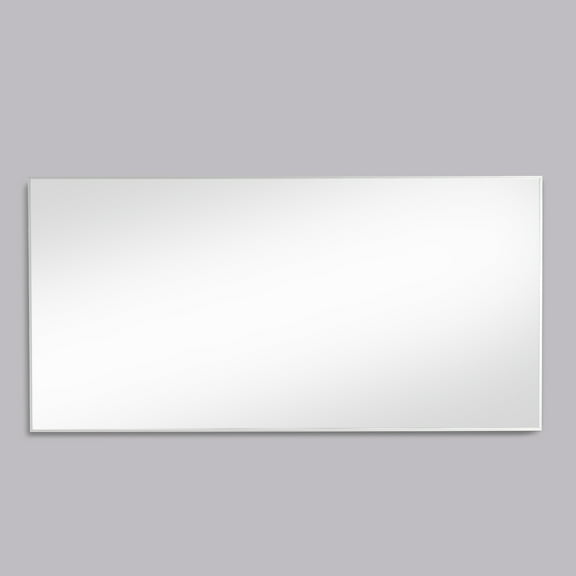 Eviva Sax 60 in. Polished Chrome Framed Bathroom Wall Mirror