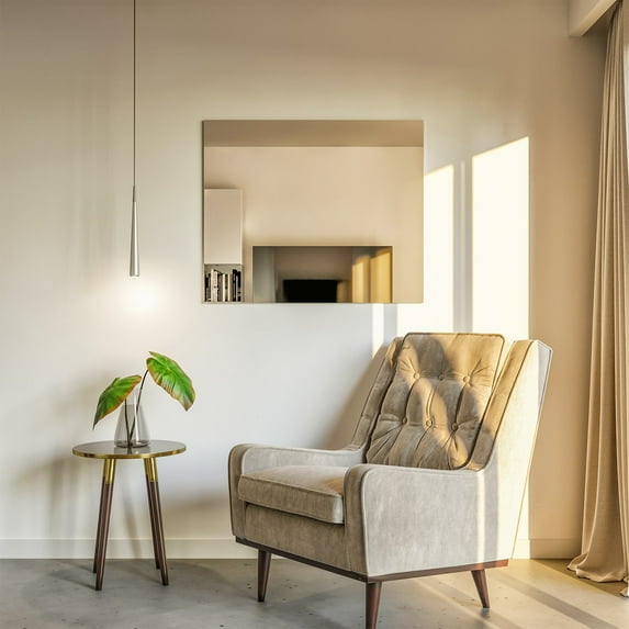 Eviva Sleek 36" Frameless Bathroom Mirror