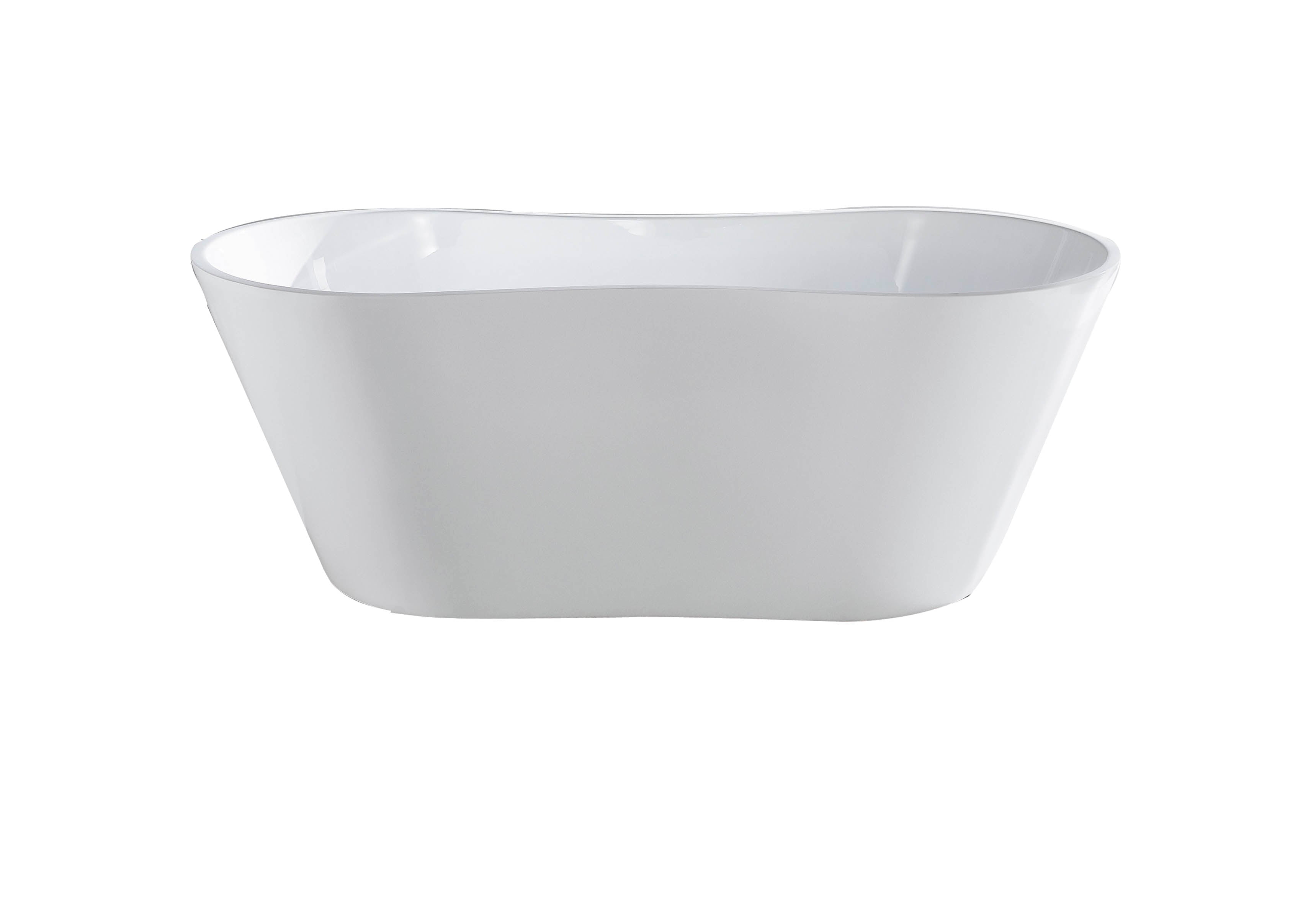 Eviva Smile Free Standing 67" Acrylic Bathtub