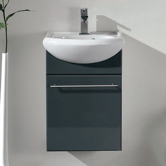 eviva venti 18 in. single sink bathroom vanity set