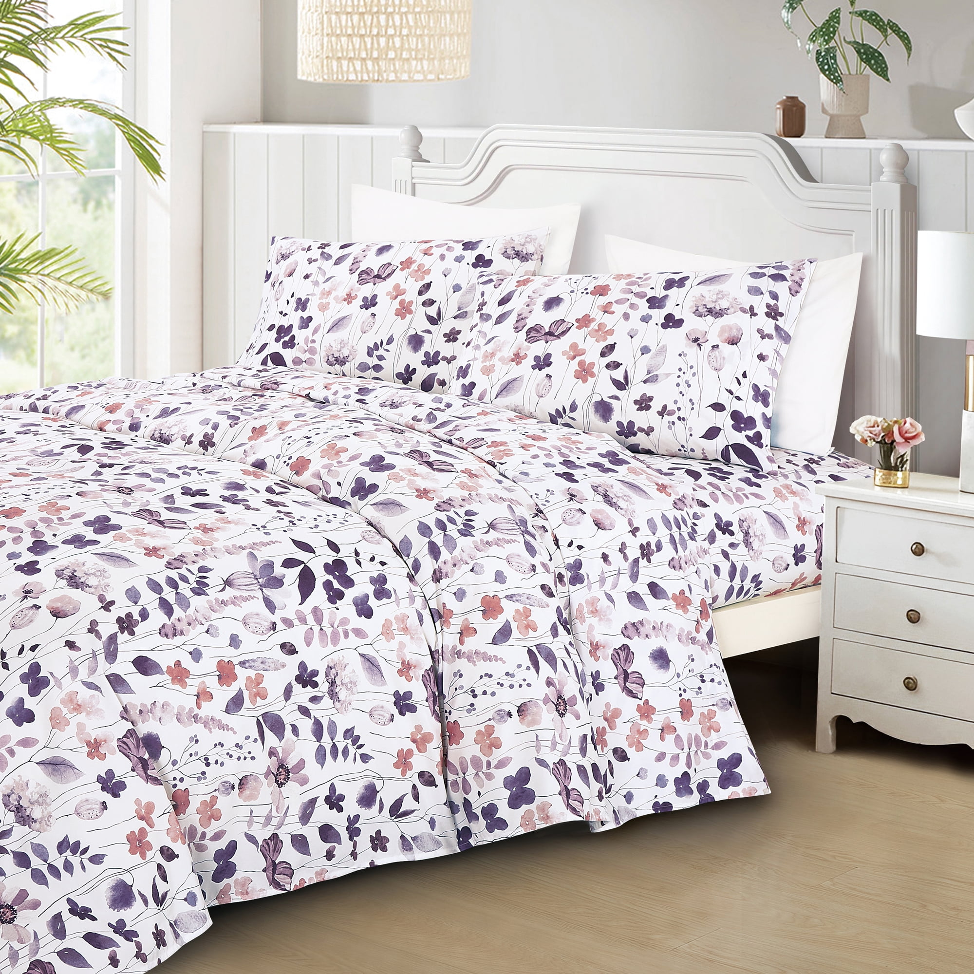 Evjk 3-4 PC Jcrown Sheet Set, Classic Design, Premium Softness, Twin XL