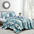 thumbnail image 1 of Evjk 3-Piece Decorative Lightweight Bedspread Set – Breathable, Microfiber with Chic Print, king, 1 of 4