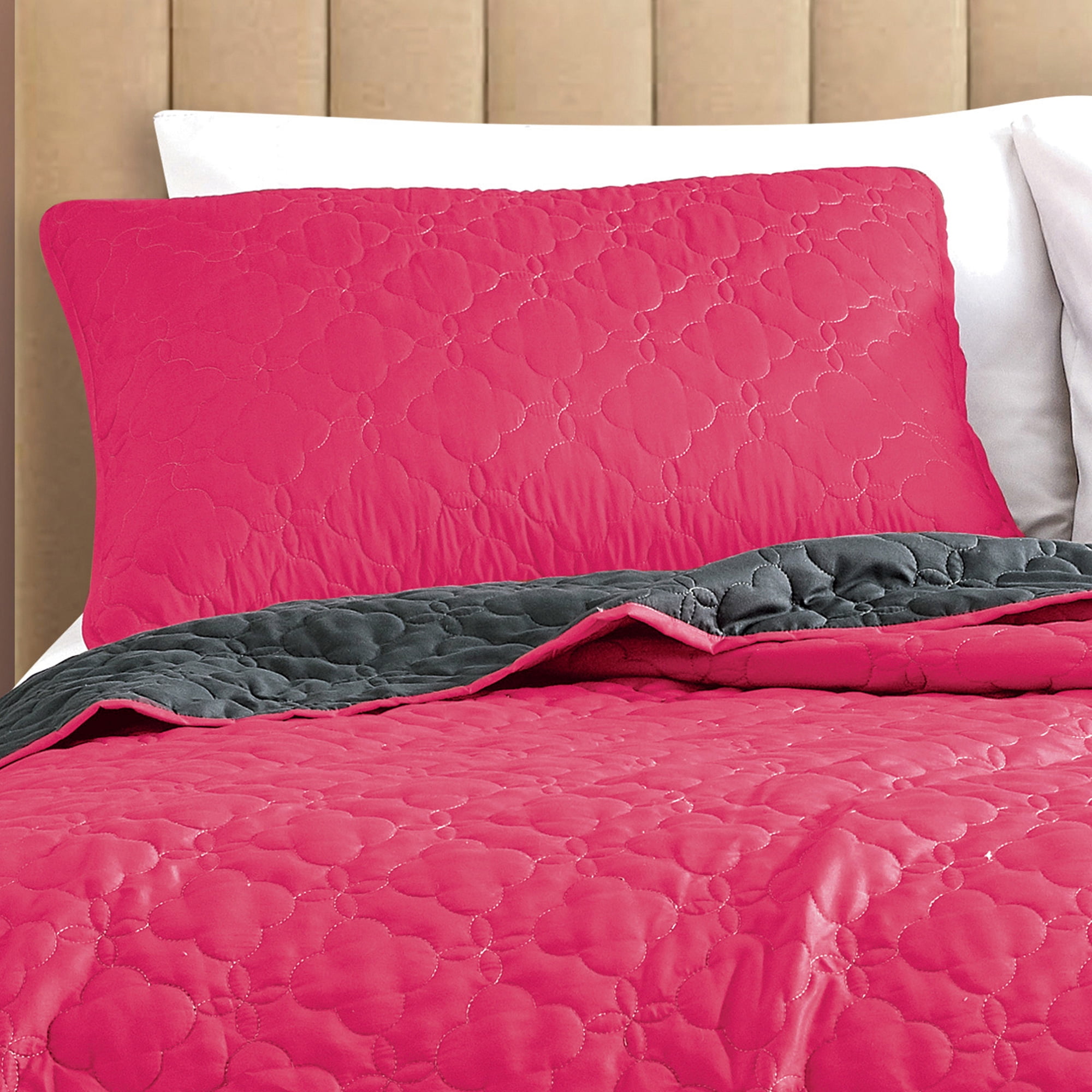 Evjk 3-Piece Decorative Lightweight Bedspread Set – Breathable, Microfiber with Soft Solid, King
