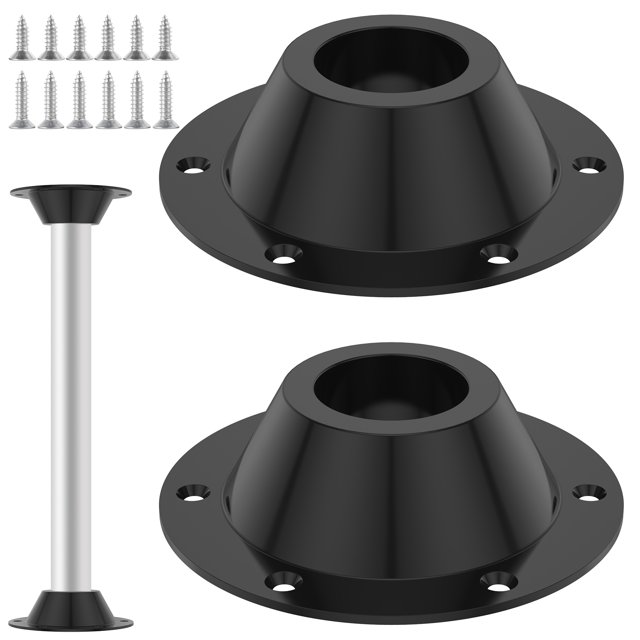 Newsoul 2Pcs RV Table Base Aluminium Alloy RV Pedestal Table Base