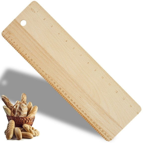 Evjurcn Bread Transfer Peel Beech Bread Flipping Board Hanging Bread Peel French Bread Flipping Board Easy to Use Bread Flipping Board Bakeware for French Bread Baking