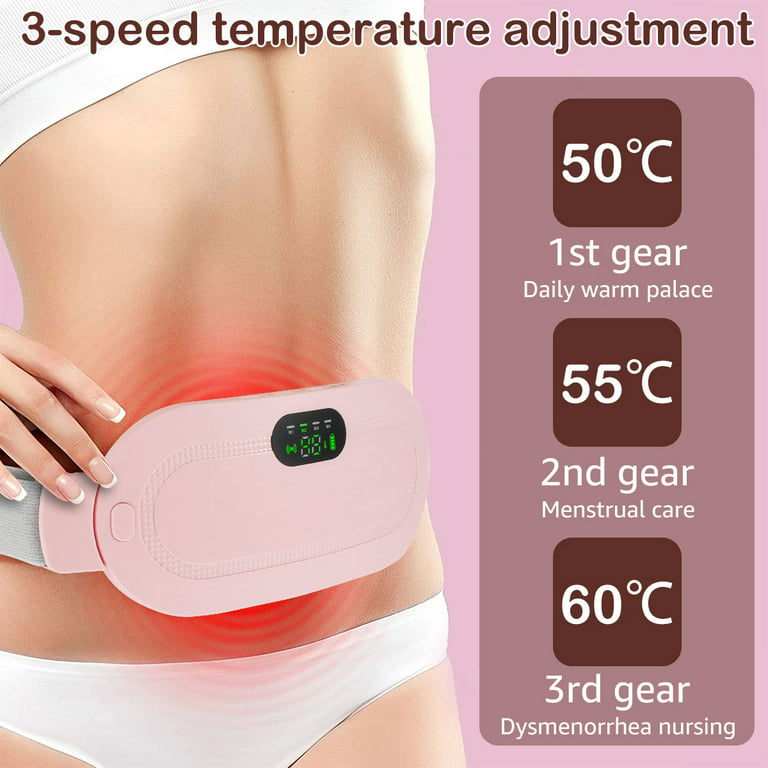 iDOO Heating Pad with Massager, Electric Belly Belt