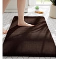 thumbnail image 1 of Evlmd Bathroom Rugs Non Slip, Large Bath Rugs for Bathroom Decor, Absorbent Shaggy Shower Mat, Machine Washable Bath Rug Runner, 24"x59", Coffee, 1 of 10