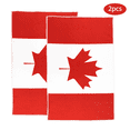 thumbnail image 1 of Evlmd 2 PCS Oversized Sand-Free Microfiber Beach Towel, 30" x 60", Canada Flag-Inspired Design, Quick Dry Lightweight Towel, Soft & Absorbent, Compact Travel Towel for Beach & Pool, 1 of 7