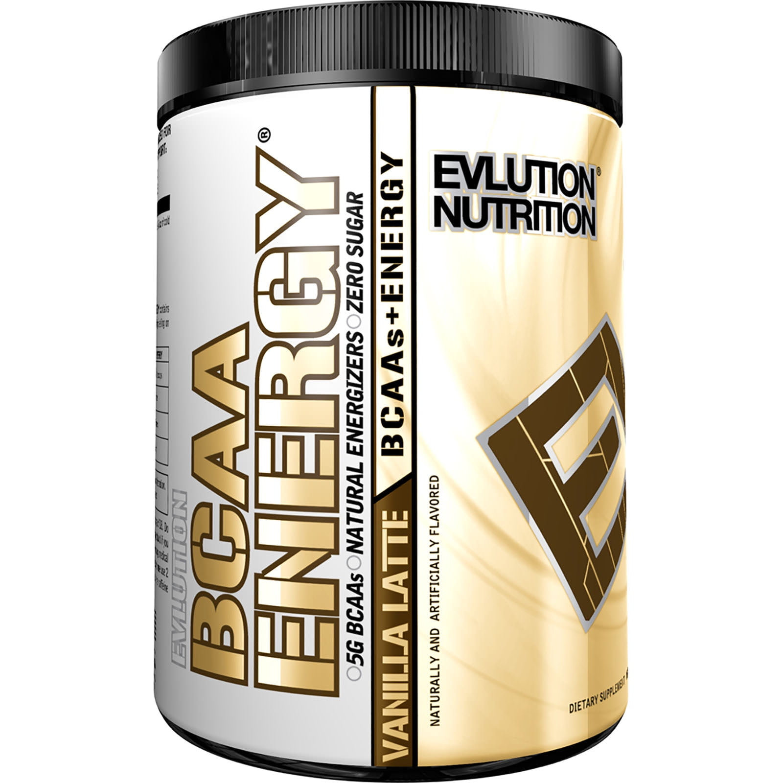 Evlution Nutrition BCAA Energy Powder, Vanilla Latte, 30 Servings