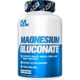 thumbnail image 1 of Evlution Nutrition Magnesium Gluconate - Muscle + Nerve + Heart Health Supplement - Nervous System Support - Vegan & Non-GMO - 60 Servings, 1 of 5