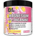 thumbnail image 1 of Evlution Nutrition Magnesium + L-Theanine - Natural Relaxation & Focus Support - 200mg Magnesium + 100mg L-Theanine - Vegan & Non-GMO - Powder Dietary Supplement - 30 Servings - Pink Lemonade, 1 of 6