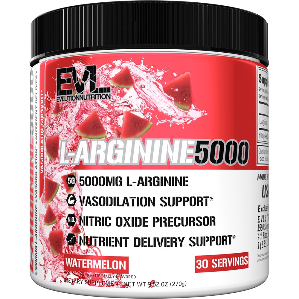 Evlution Nutrition Nitric Oxide Booster LArginine Supplement High