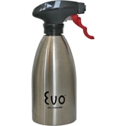 Evo 18/8 Stainless Steel Oil Sprayer, Non-Aerosol For Olive Oil, Cooking Oils And Vinegars, Silver, 16-Ounce Capacity, For Grilling, Roasting, Air Frying, Baking And Salad Prep