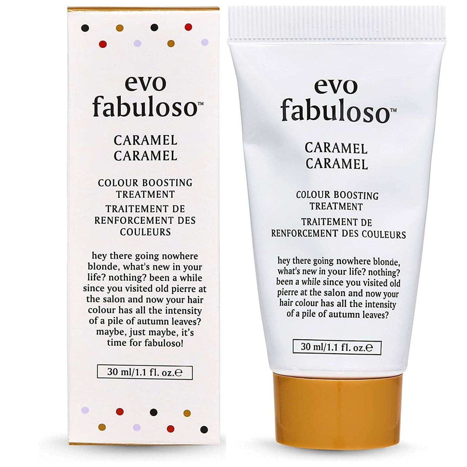 Evo Fabuloso Caramel Colour Boosting Treatment for Dry and Instant