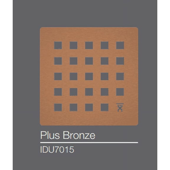 Evo Lite 4-1/2" Bronze Square Drain