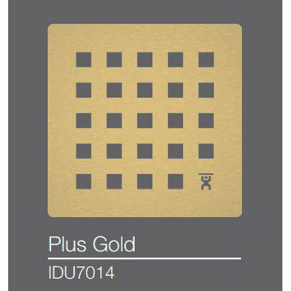 Evo Lite 4-1/2" Plus Gold Square Drain