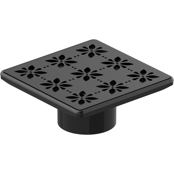 Evo Lite 4-1/2" Spring Nero Square Drain