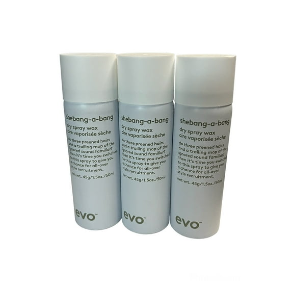 Evo Shebang-a-bang Dry Spray dry Spray Wax 1.7 Oz (Pack of 3)