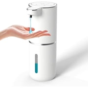 EvoFine Automatic Soap Dispenser, Touchless Wall Mount Hand Soap Dispenser, 12.85 oz, White