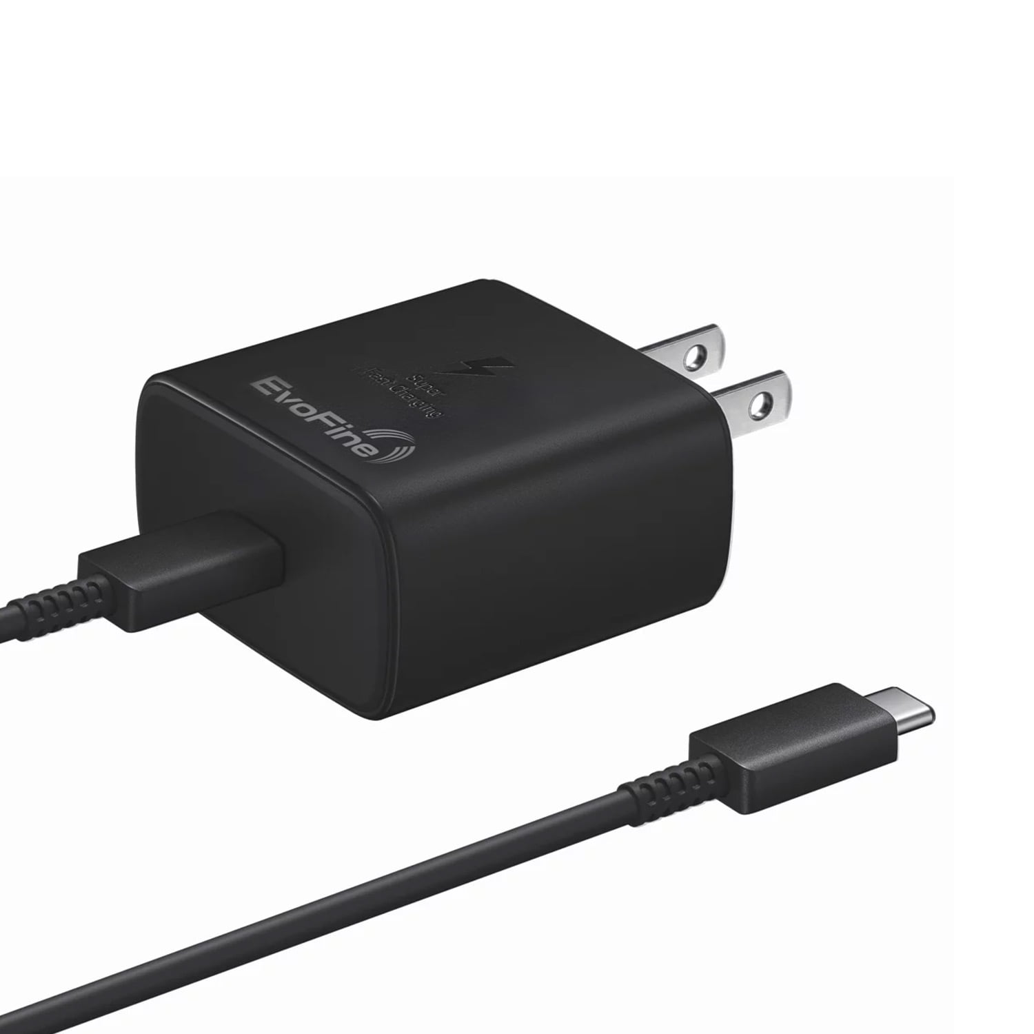 EvoFine Samsung Changer 45W USB-C Super Fast Charging Wall Charger with 5A Cable - Completable with Samsung Galaxy S23/ s22 Ultra/ S22/ S22+/ S21/ S20 /Galaxy and more
