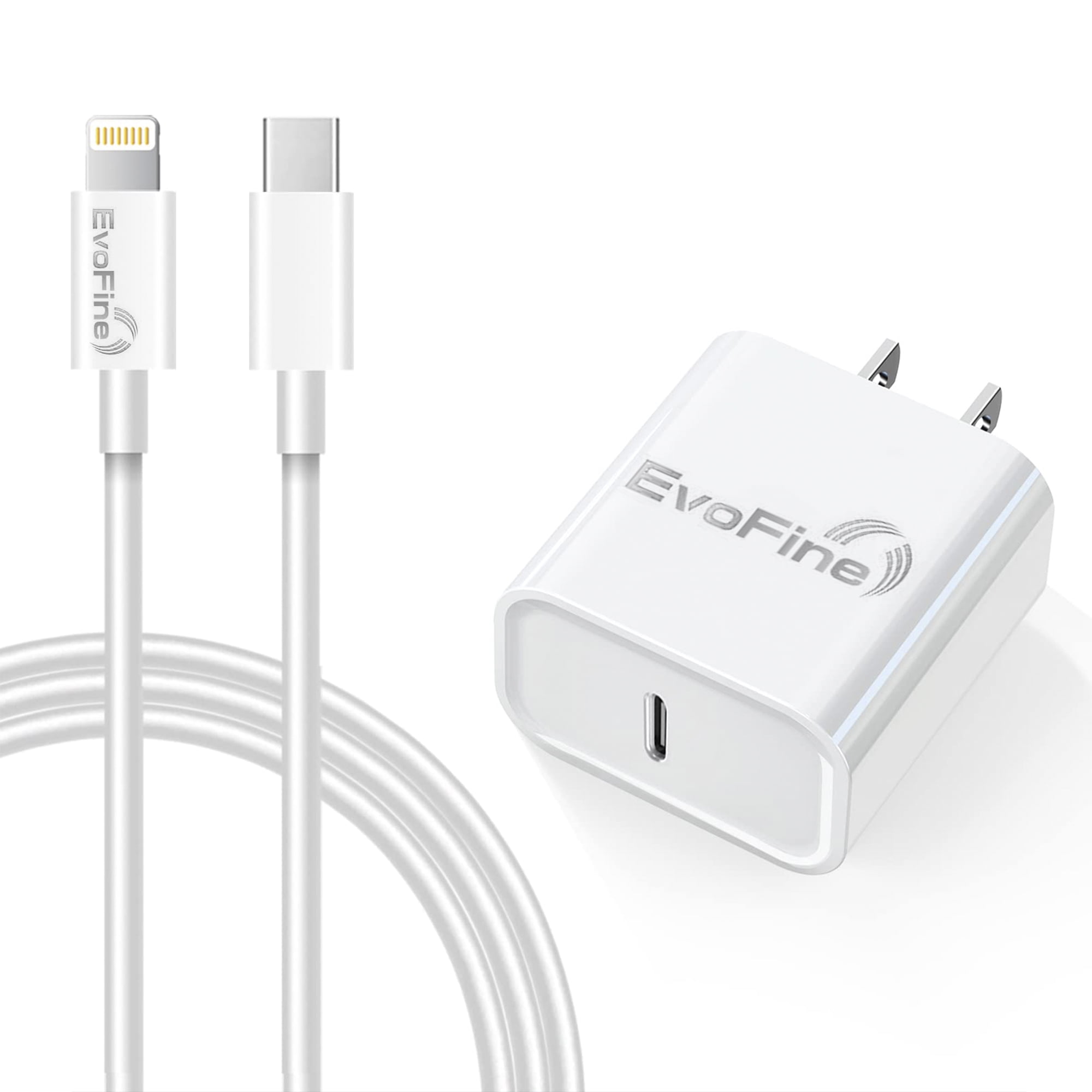 EvoFine iPhone Charger for 14/13/12/11 and More iPhone Wall Charger