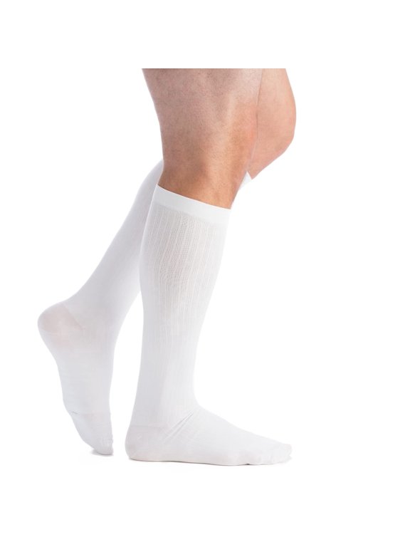 Men's Classic Ribbed 20-30 mmHg Compression Socks