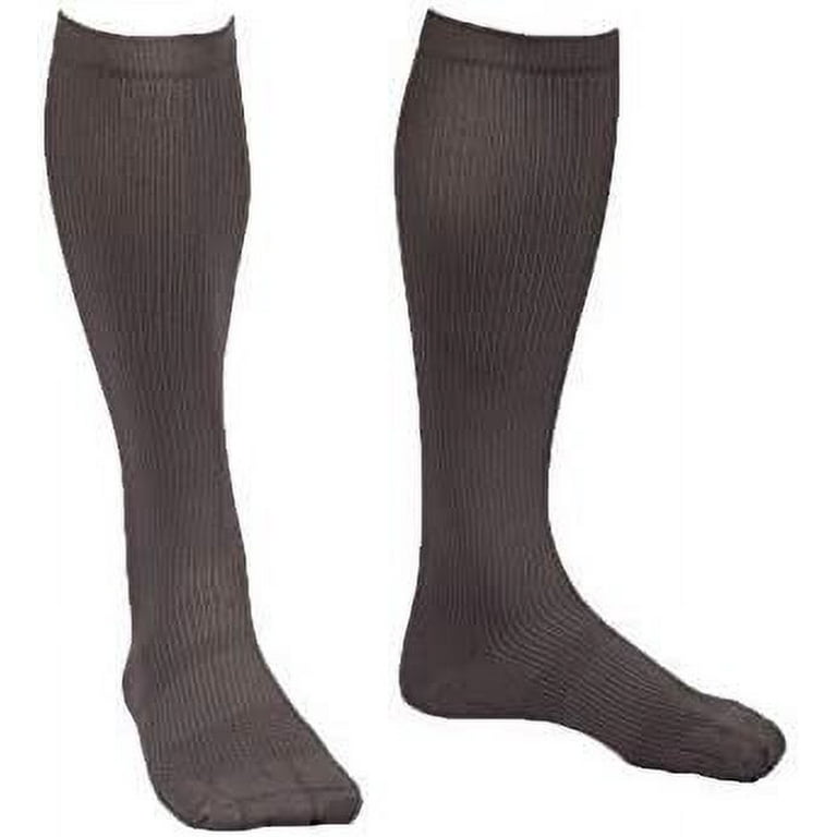 7XL Extra Large Opaque Mens Compression Stockings 20-30 mmHg - Brown,  7X-Large