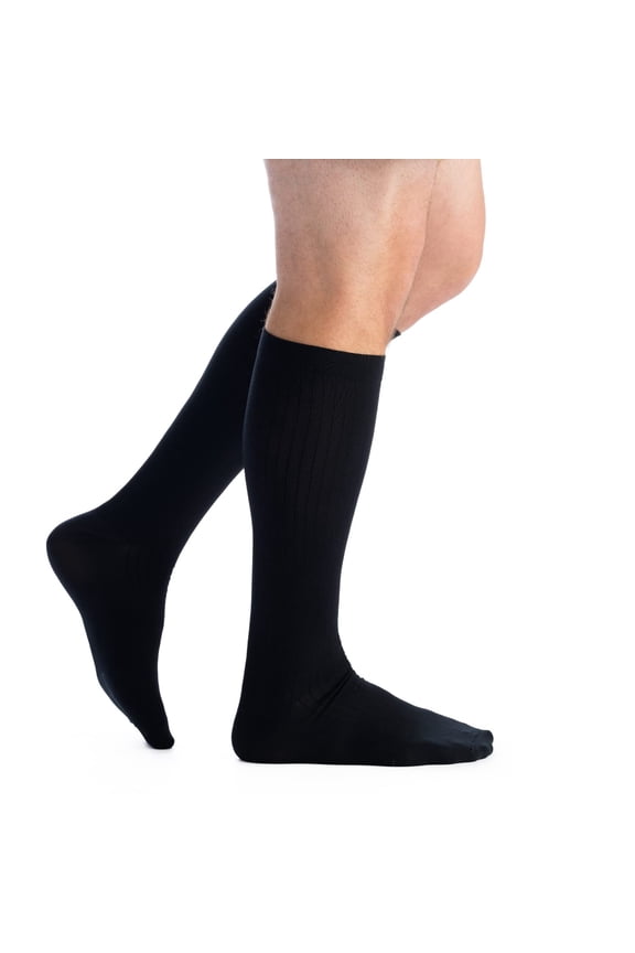 Men's Classic Ribbed 20-30 mmHg Compression Socks