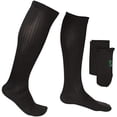 thumbnail image 1 of EvoNation Men's Classic Ribbed 8-15 mmHg Compression Socks, 1 of 6