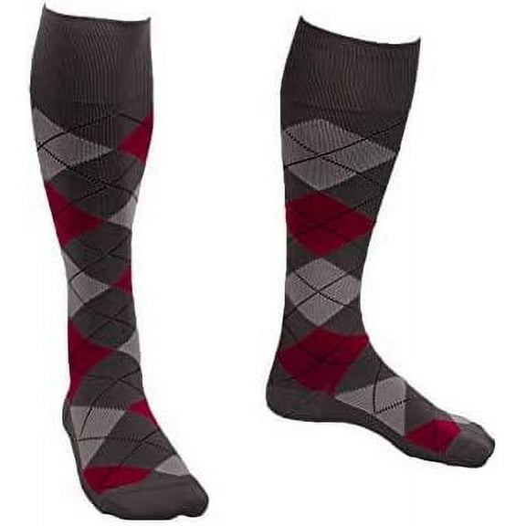 EvoNation Patterns Classic Argyle 15-20 mmHg Compression Socks